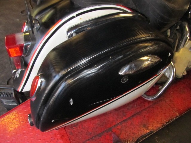01 Kawasaki VN1500 VN 1500 Nomad Drifter Hard Saddle Bag Set w