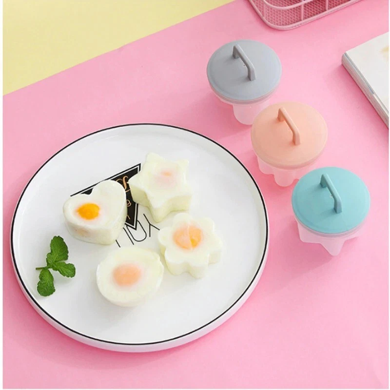 Anneome 10pezzi Supporti Silicone Per Uova Sode Accessori Pratici Per Cucina Utensili Per Uova Al Vapore Casuali Facili Da Riporre e Lavare