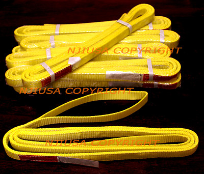 Cinghia Sollevamento Ee2-901 Cinghia Di Traino In Nylon 8 Piedi, Occhi E Occhi, Per Sollevamento E Trasporto Cinghia 8 Piedi - Foto 8