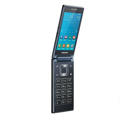 Teléfono inteligente abatible original desbloqueado Samsung G9198 doble SIM 2 GB+16 GB doble pantalla A+ - Imagen 2 de 11