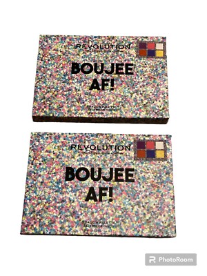 NIB Revolution Eyeshadow Palette  Boujee AF  Bundle of 2
