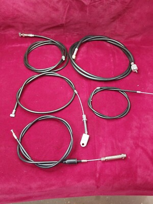 Triumph Tiger Cub T15 Terrier Steuerkabelsatz. Bremse, Kupplung, Tacho, Gas