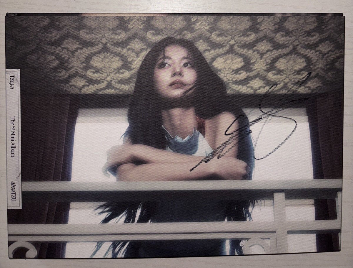 TWICE Tzuyu [abouTZU] Autographed Signed Album | eBay