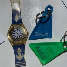 Orologio SWATCH 1992 GK140 ANCORAGGIO BLU raro