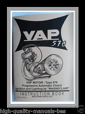 VAP 570 ( CYCLOVAP 570 ) OPERATING INSTRUCTIONS - MAINTENANCE & PARTS LIST