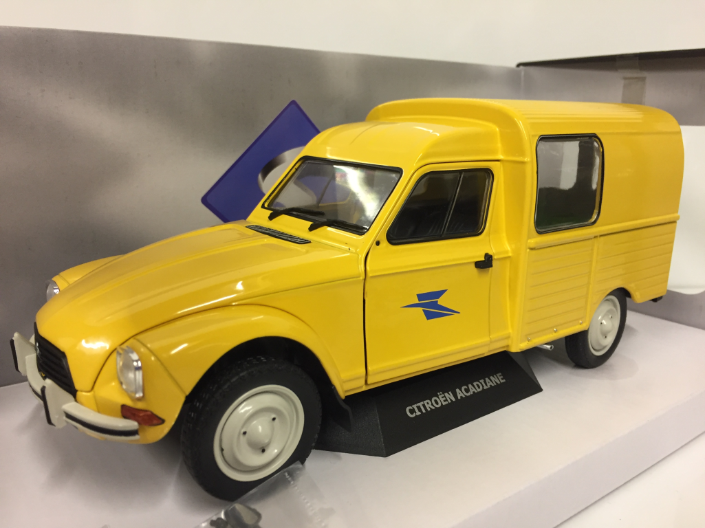 Citroen acadiane la poste gelbe 1,18 skala solido s1800405 Citroen acadiane la poste gelbe 1,18 skala solido s1800405