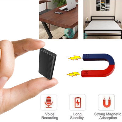 Grabadora De Voz Espia Grabacion De Audio Oculto Pequeño Activado voz Magnetismo