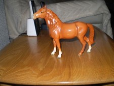 beswick Pony ( Head Up ) Model No 1197 in Chestnut Gloss, Restored.