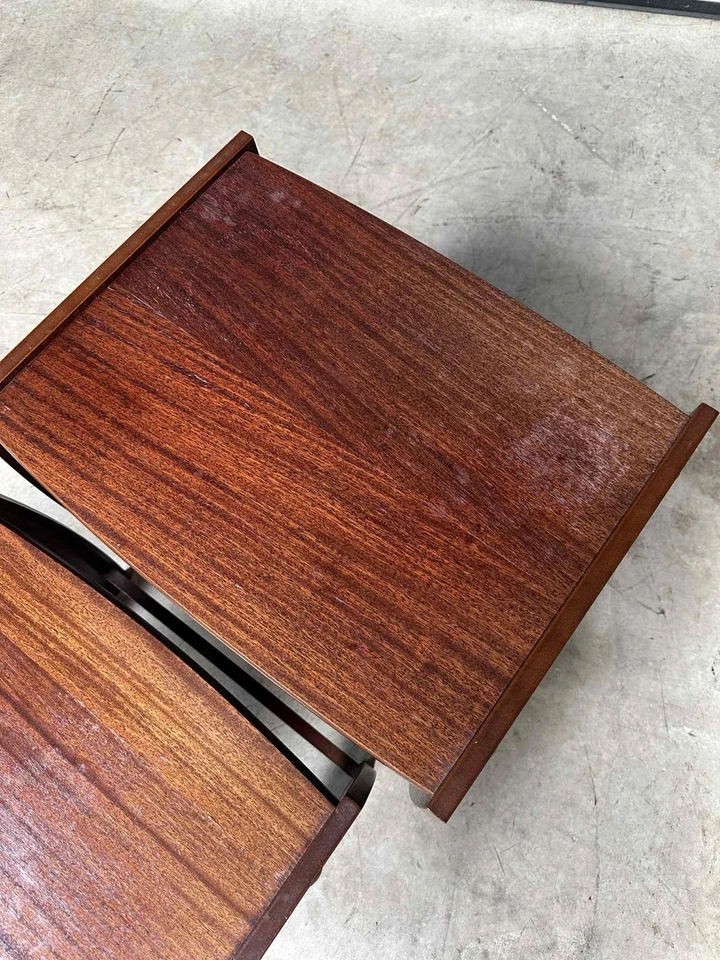 Mid Century Vintage  Teak Nesting Table Set G-plan Style - Image 2 of 4