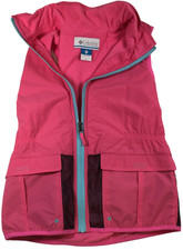 COLUMBIA hiking sport vest pink  size girls M  used but in great condition 