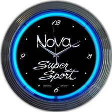 Neonetics 8NOVAX Gm Chevy Nova Neon Clock