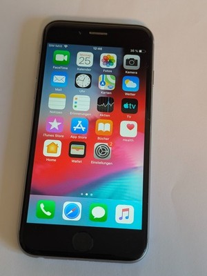 Apple iPhone 6 16 GB silber (A1549, 3A024LL/A) mit SIM- o. Netlock