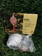 LeeWards STARFIRE Tasseled Red Vtg Sequin Bead Christmas Ornament Kit