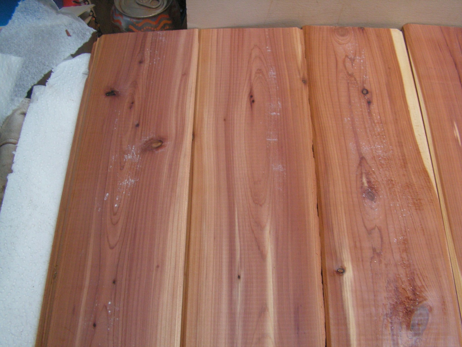 Cedar Closet Liner Planks Group of 24 Tongue And Groove Aromatic 16" x 3 1/2"+