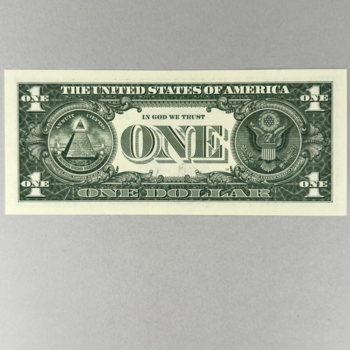 Five in a Row 4s Uncirculated 44444 UNC Fancy Serial Number Dollar Free Shipping - Picture 6 of 6