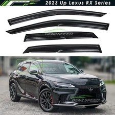 For 2023-2025 Lexus RX350 RX500 Mugen Style Window Visors Rain Guards Deflectors