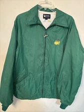 Duckster Masters Men's Size Medium Full Zip Long Sleeve Green Windbreaker Jacket