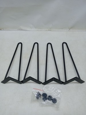 Homtone 4 Stueck Haarnadel Tischbeine, Hocker (40cm / 16 inch)