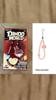 NEW NWT DIMOO x Disney Phone Lanyard Sealed Blind Box Pop Mart CHIP N  DALE