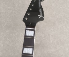 Black Big head Guitar Neck 22 Fret 25.5 inch Rosewood fingerboard Block Inlay
