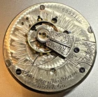 18 Size 1894 Am WALTHAM 15J Gr. 3 M 1883 Pocket Watch Movement  Parts Repair D45