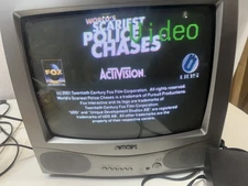 Vintage Apex  13" CRT Vintage  Retro Gaming  Color TV  RCA Inputs AT1308