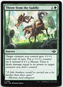 Throw from the Saddle 185 Outlaws of Thunder Junction - MTG Common