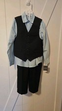 Van Heusen - 3 Piece Pant Set - Young Man - Size 7 Black