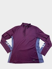 Magenta Purple Kerrits Pullover Long Sleeve Equestrian Top Shirt Women's L Large