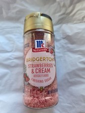 McCormick Bridgerton Finishing Sugar Strawberries Cream Limited Edition 3.16 oz
