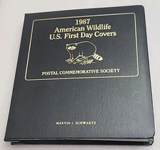 Postal Commemorative Society 1987 American Wildlife U.S First Day Covers 50 +5