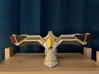 Vintage 1995 Bandai Mighty Morphin Power Rangers White Ranger Deluxe Falconzord