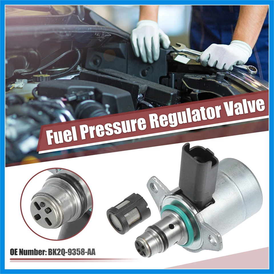 Fuel Pressure Regulator Valve BK2Q-9358-AA Fit for FORD TRANSIT 2011 Black - Image 2 of 4