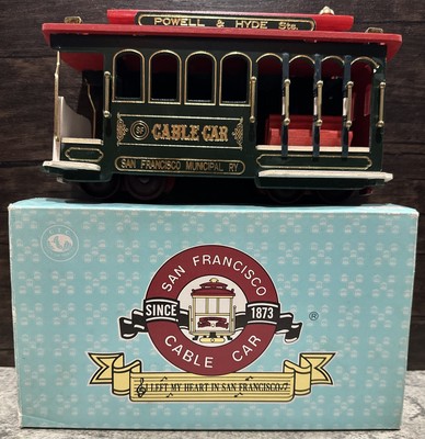 San Francisco Cable Car Music Box I Left My Heart In San Francisco Powell & Hyde