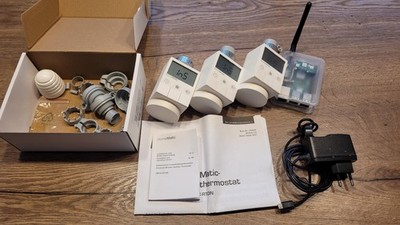 Homematic Funk Heizkörperthermostate 3er Set + Funkmodul + Raspberry Pi 2 (CCU)
