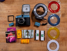 Lomography 120mm film Diana F+ with Lomography Ring Flash and Film