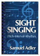 Sight Singing: Pitch, Interval, - Paperback, ...