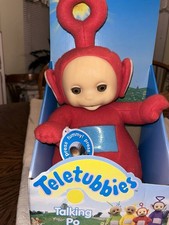 NIB 1998 Playskool Teletubbies Talking Po Doll, In Original Box, Works. READ