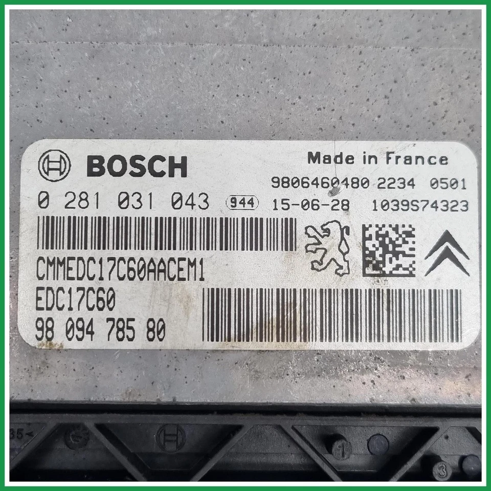 Centralina Iniezione Bosch 0281031043 Peugeot Partner Ranch III 9809478580 2014  - Immagine 4 di 4