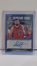 Nikola Mirotic 2018-19 Donruss Optic #SG-NMT Signature Series Blue Prizm /25