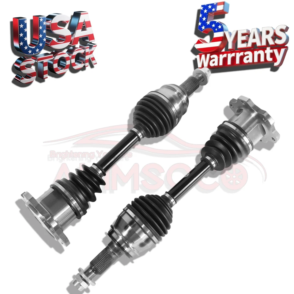 Pair 2 Front CV Axle Shaft Assembly For 1992-1994 Chevrolet Blazer - Image 3 of 4