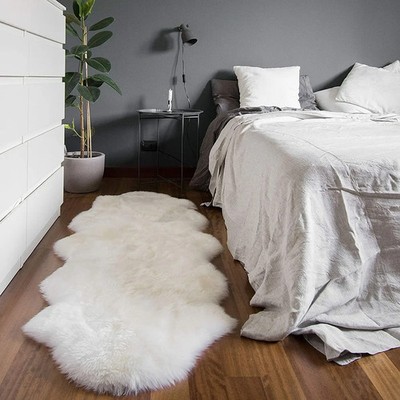 Große Weiche Flauschige Kunstfell Schaffell Teppiche Warm Boden Teppich Matte Dekor - 4 Größen