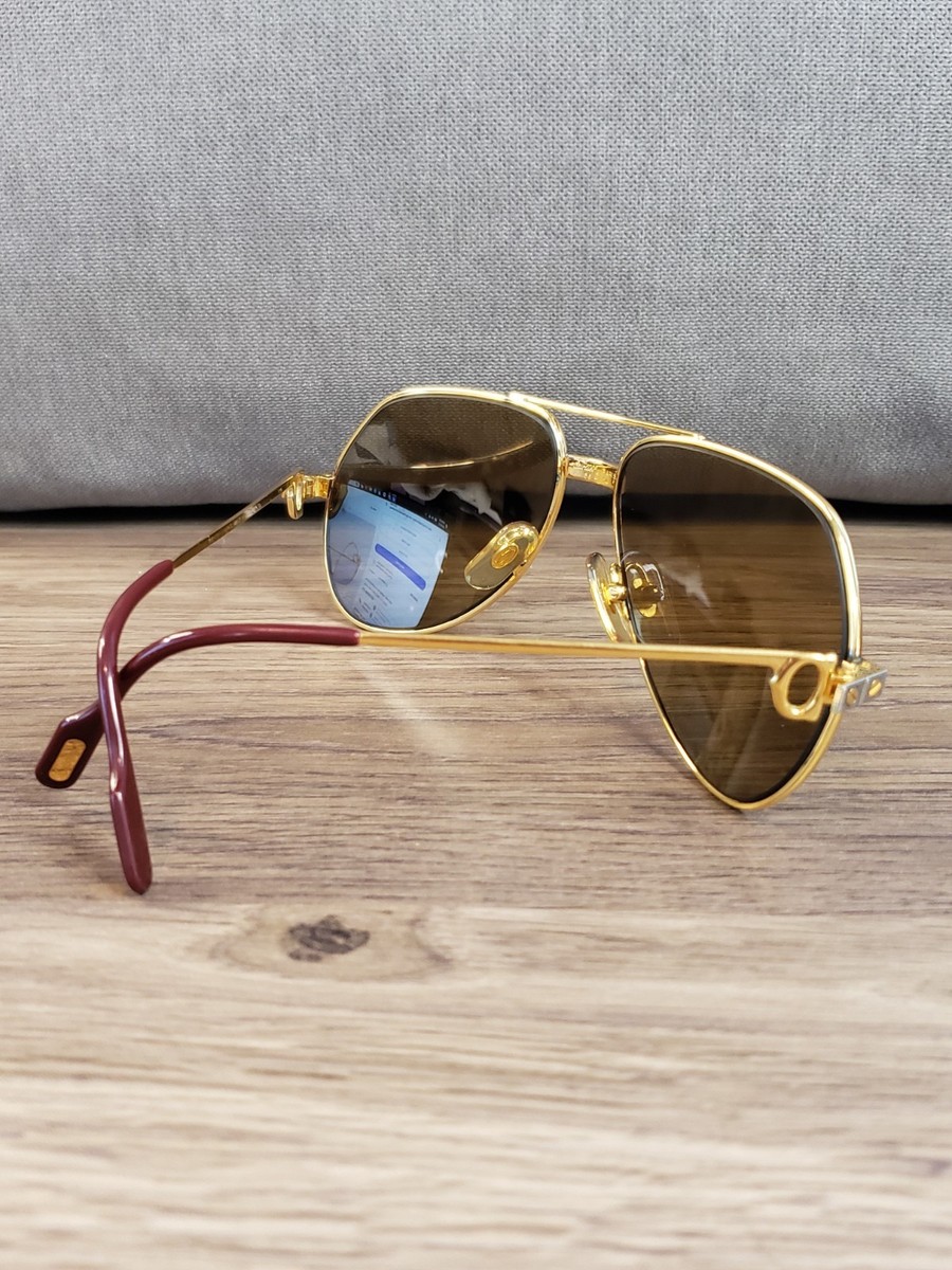 Cartier Santos Vendôme Sunglasses – Vintage Authentic w/ Case