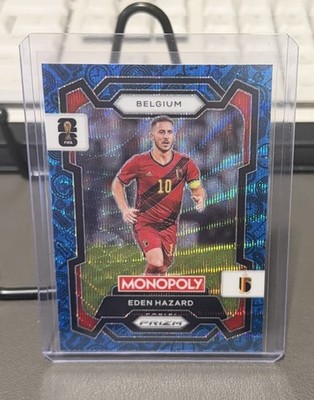 2026 Panini Monopoly Prizm Fifa World Cup Eden Hazard #66 Blue