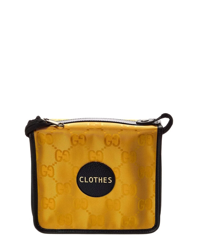 Bolso para mujer Gucci Off The Grid Gg de lona y cuero amarillo