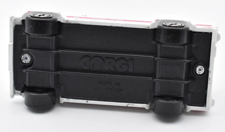 Vintage Corgi Juniors Land Rover Police Car white. GT Britain - Image 4 of 4