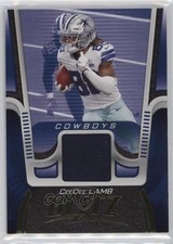 2021 Panini Playbook BLITZ Memorabilia CeeDee Lamb #BTZ-CDL 0c3