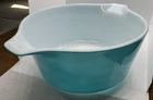 Vintage Pyrex Cinderella 474-B 1.5 Quart Turquoise Blue Casserole Dish
