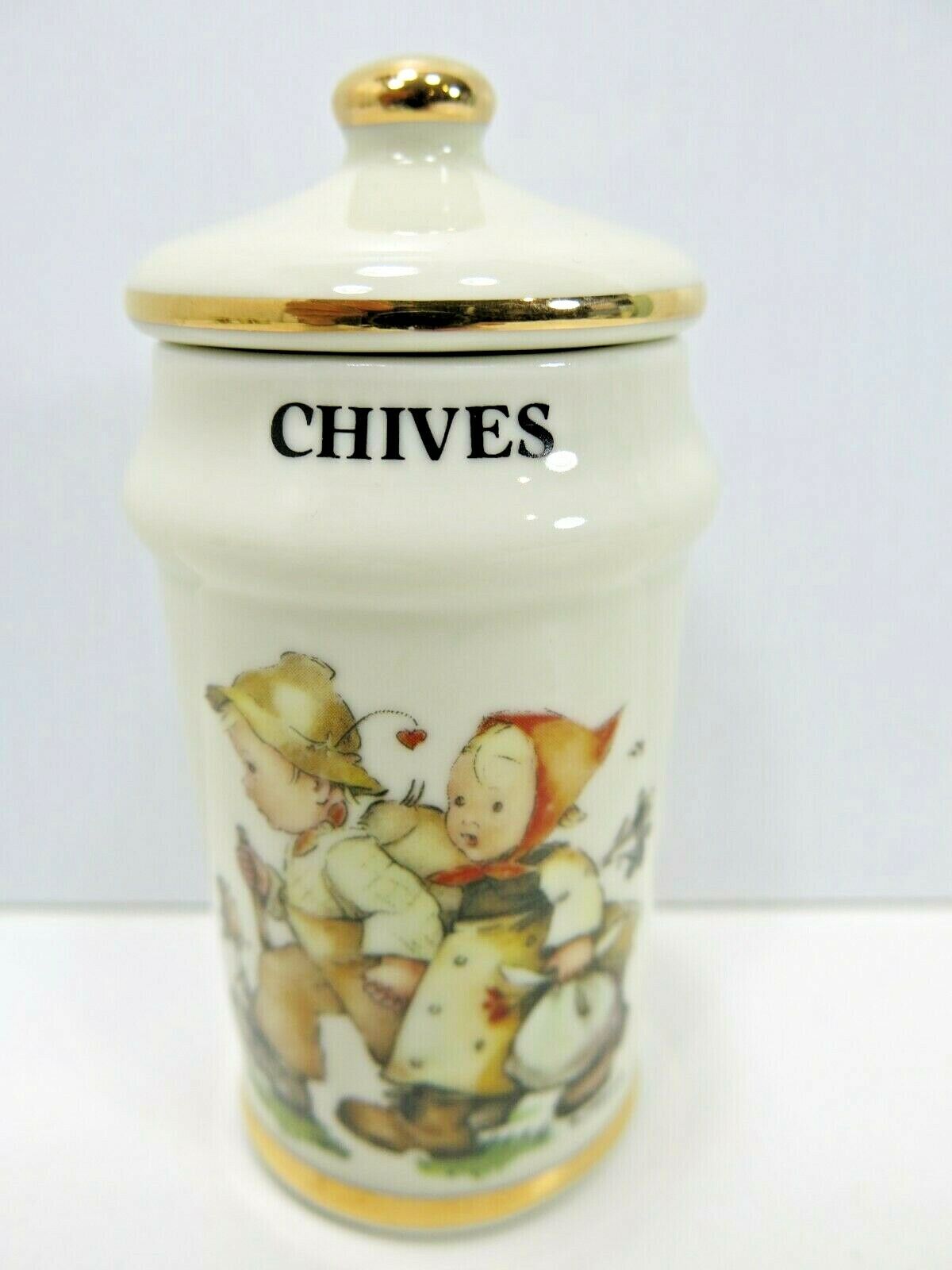Max 62% OFF MJ Max 71% OFF Hummel 1987 Gold Trim Porcelain with Replacement Jar 4