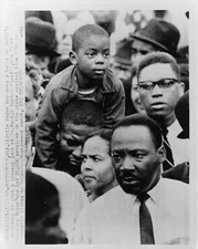 8" x 10" Photo 1965 MLK Selma-Montgomery Rights March, Alabama